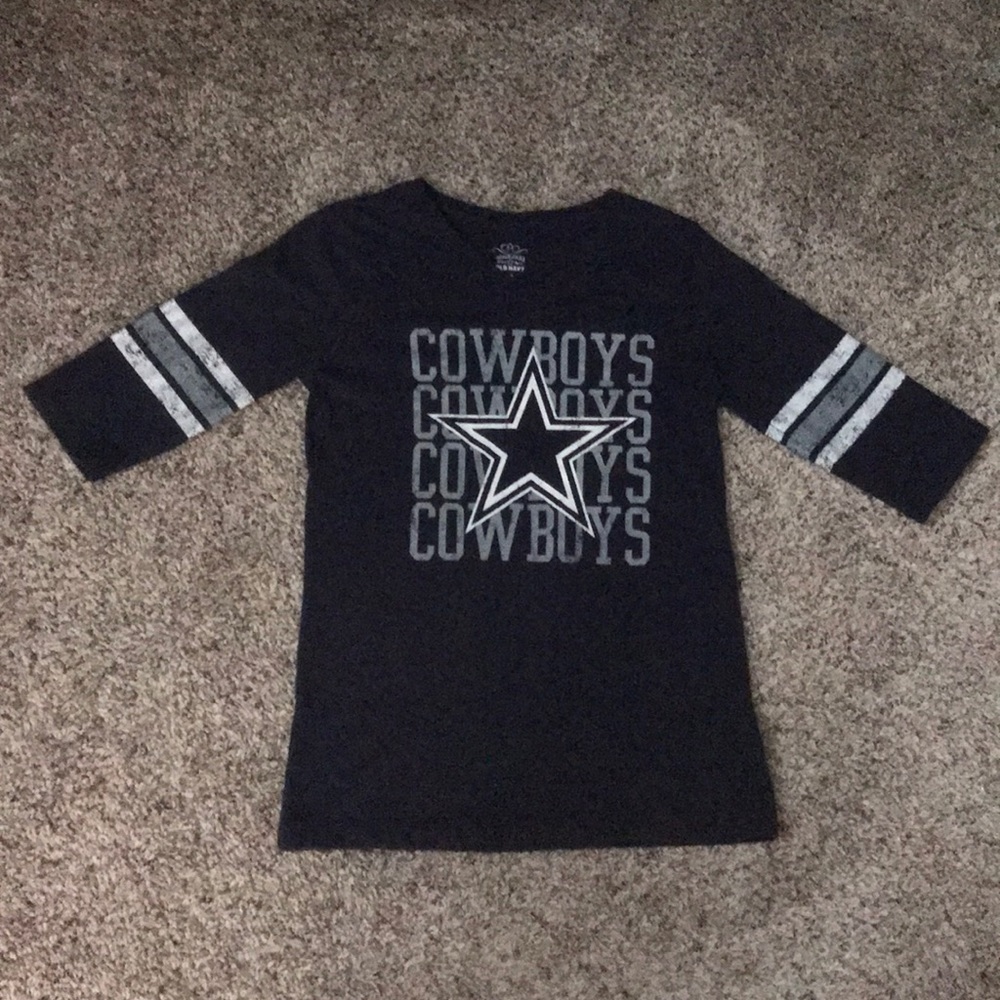 Dallas cowboys 3/4 sleeve t-shirt